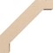 Ekena Millwork 3-inch W x 18-inch D x 18-inch H Burlington Rough Cedar Woodgrain TimberThane Knee Brace, Primed BRCUR03X18X18BURRCPR - alternate 5